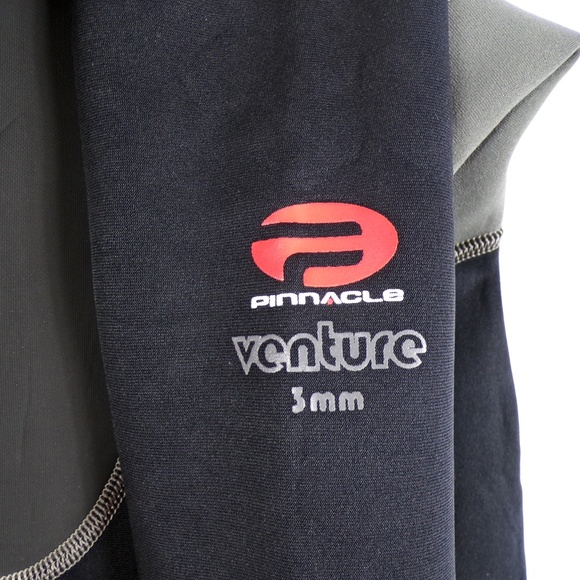 3mm Men's Size ML Pinnacle VENTURE Back Zip Wetsuit D0291-1B Black - Picture 6 of 12